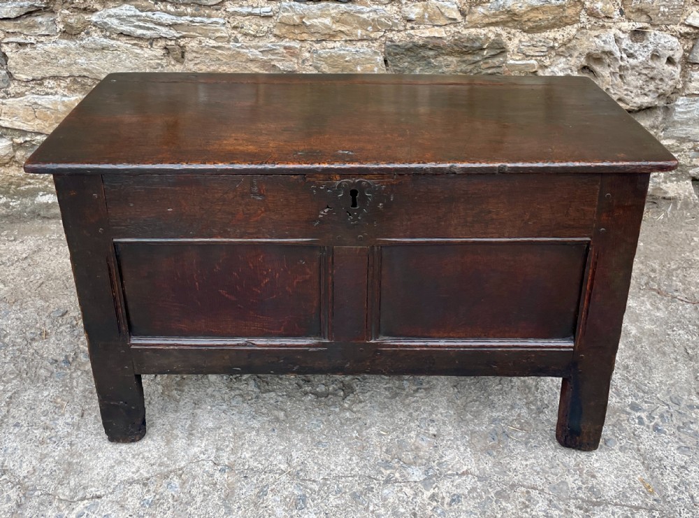 Small 18th Century Oak Coffer