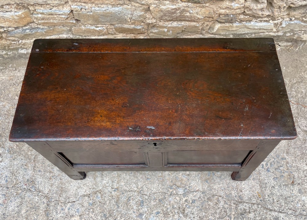 Small 18th Century Oak Coffer View V