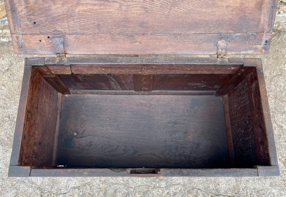 Small 18th Century Oak Coffer View X