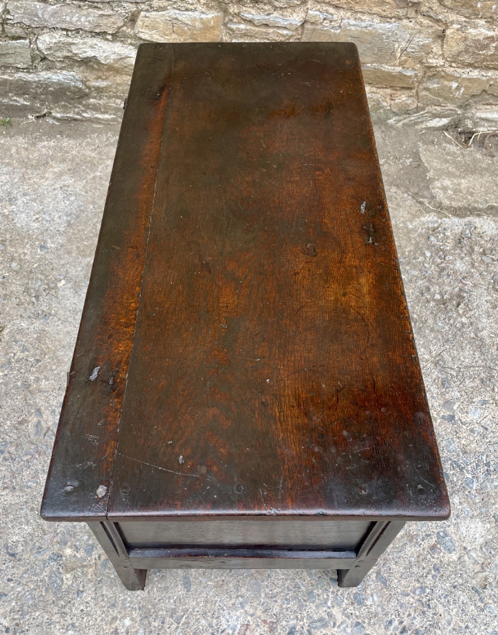Small 18th Century Oak Coffer View XIX