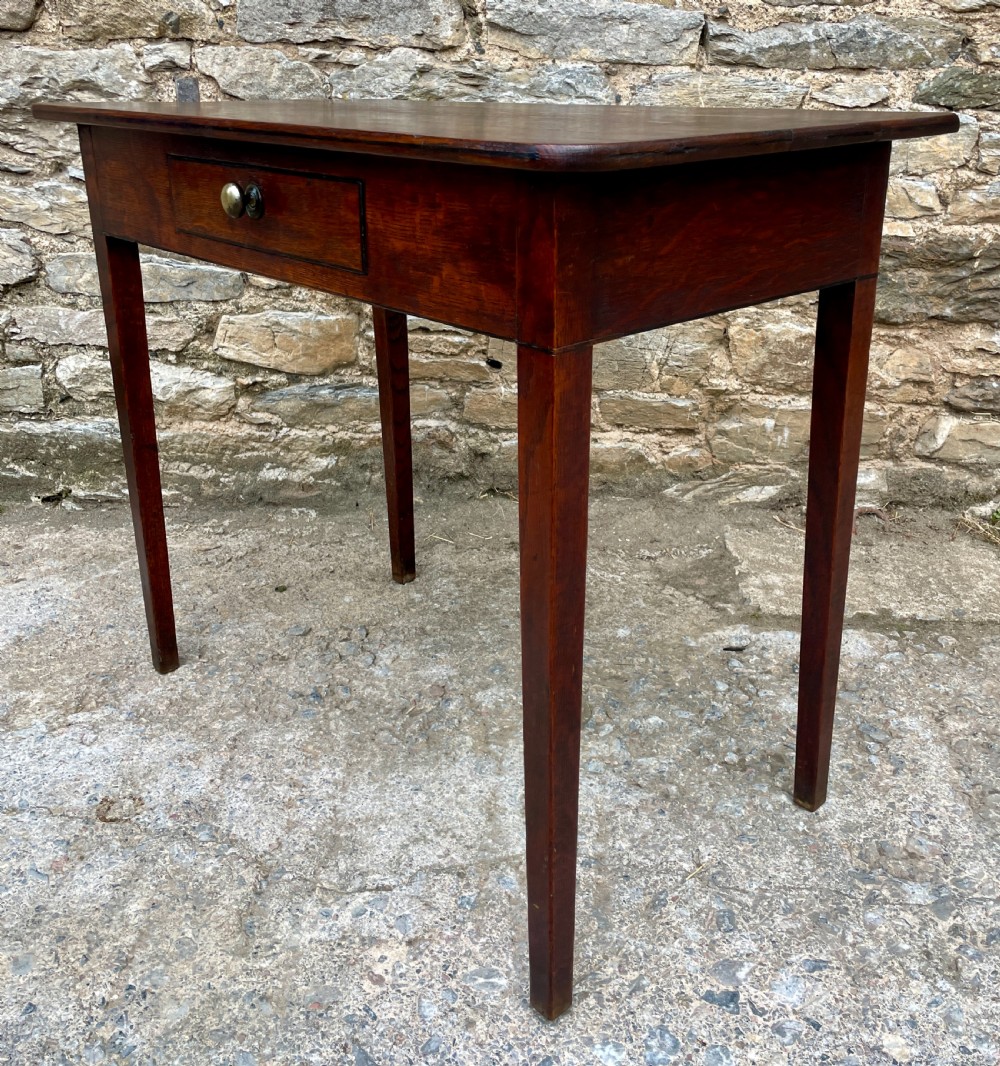 Georgian Oak Side Table View V