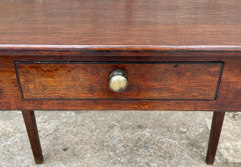 Georgian Oak Side Table View VIII