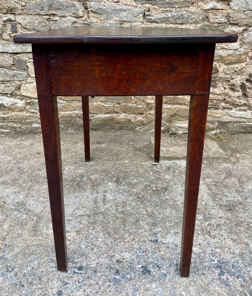 Georgian Oak Side Table View XI