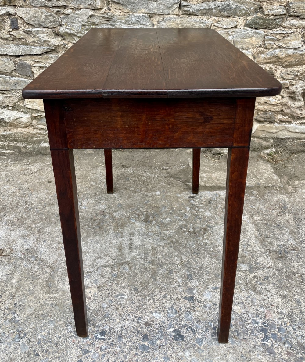 Georgian Oak Side Table View XIII