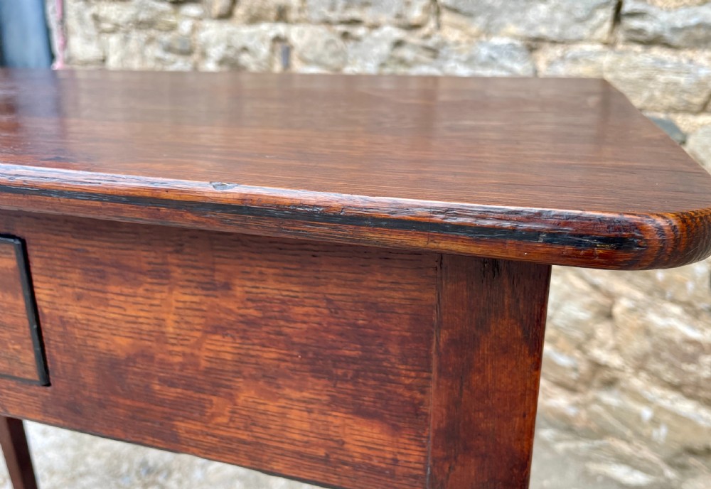 Georgian Oak Side Table View XVIII