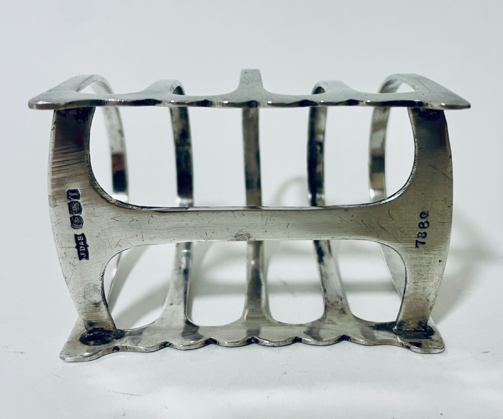 Antique Silver Toast Rack View VIII