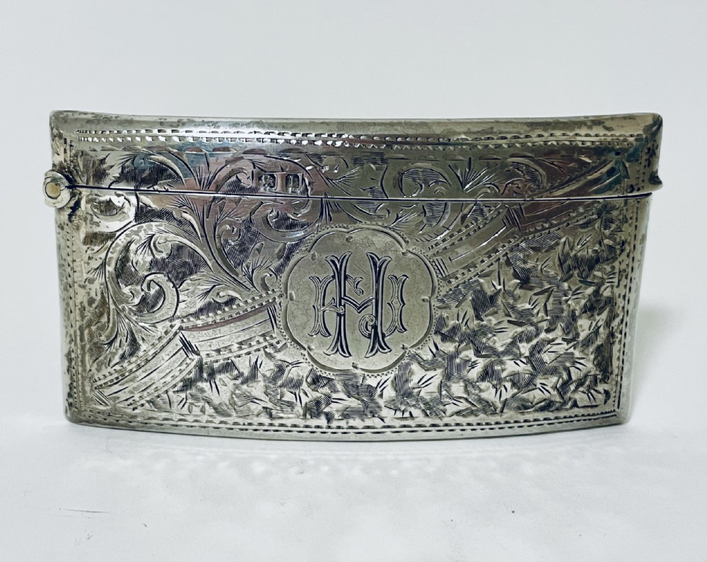 Antique Silver Card Case