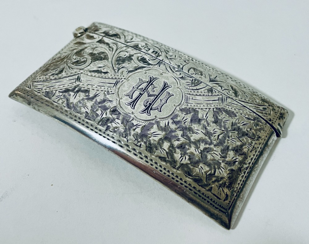 Antique Silver Card Case View VI