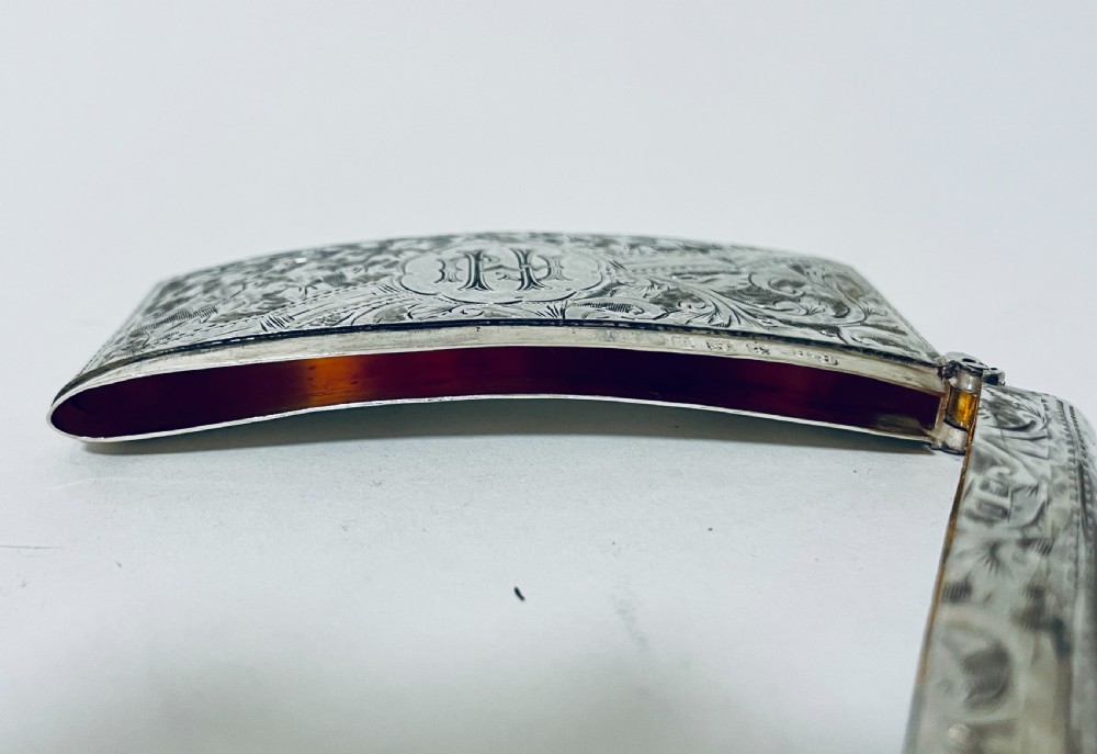 Antique Silver Card Case View IX