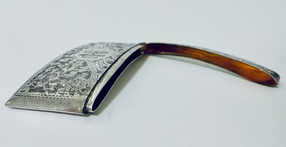 Antique Silver Card Case View X