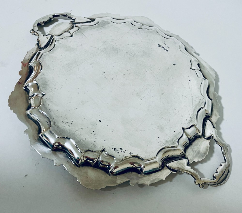 Antique Silver Salver View XII