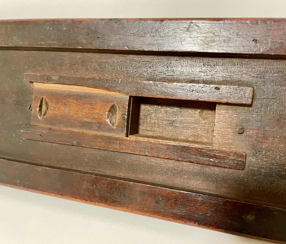 Victorian Mahogany Cribbage Board View IX