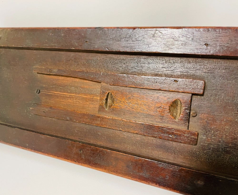 Victorian Mahogany Cribbage Board View XI