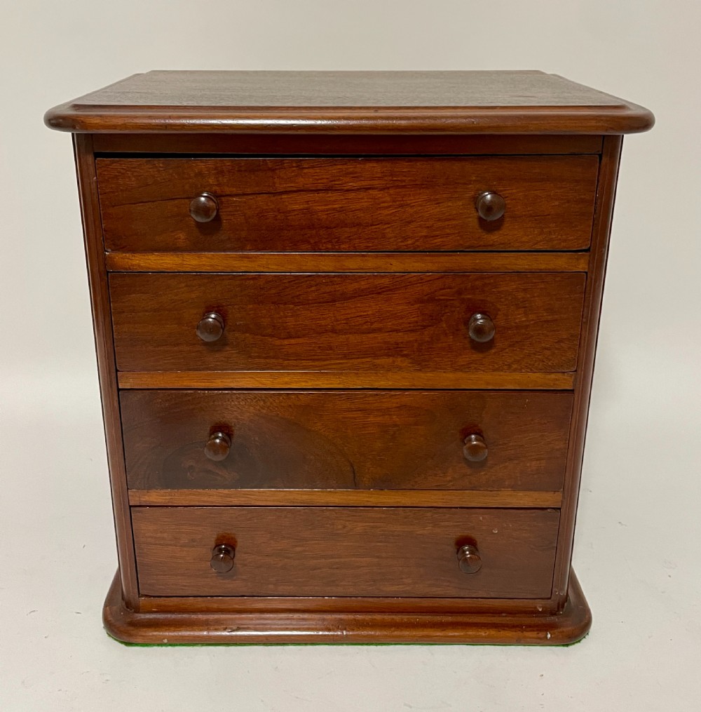 Antique Mahogany Miniature Chest of Drawers
