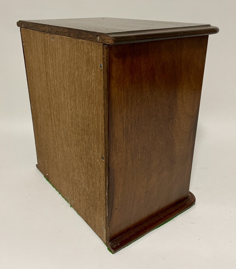 Antique Mahogany Miniature Chest of Drawers View VI