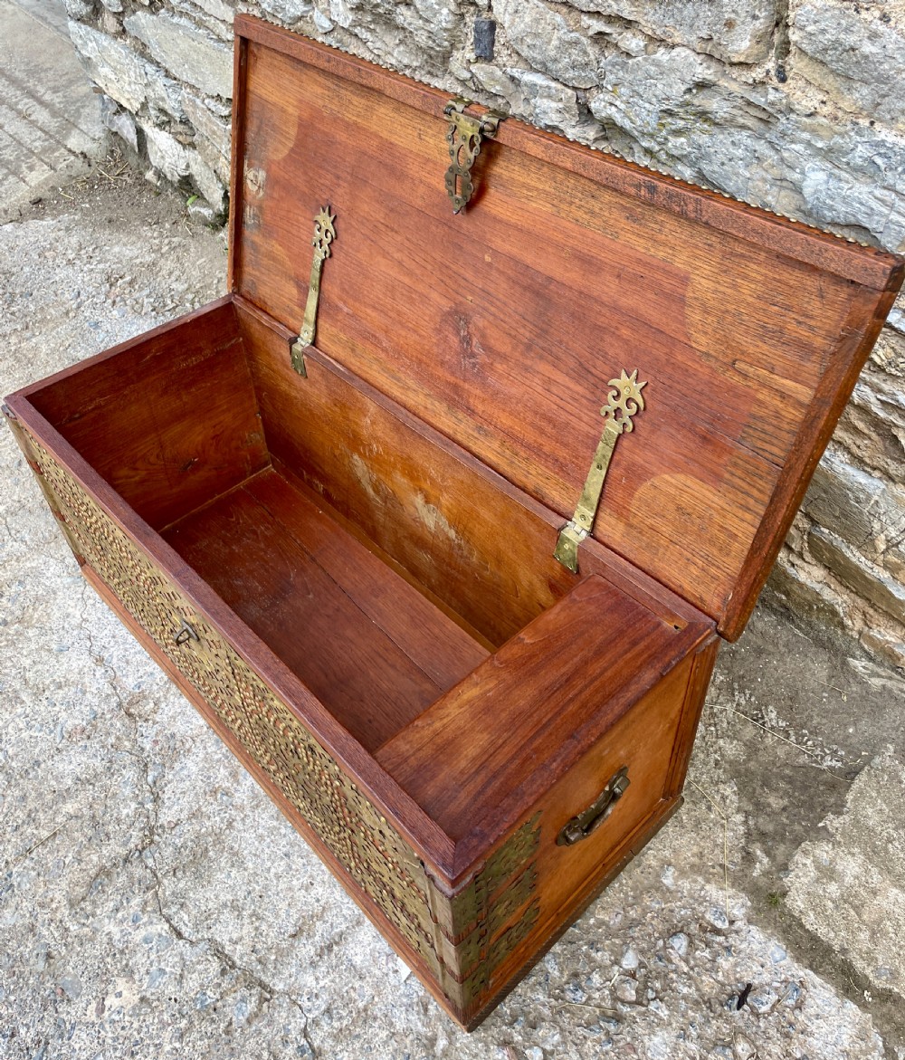 Antique Studded Zanzibar Chest View VIII
