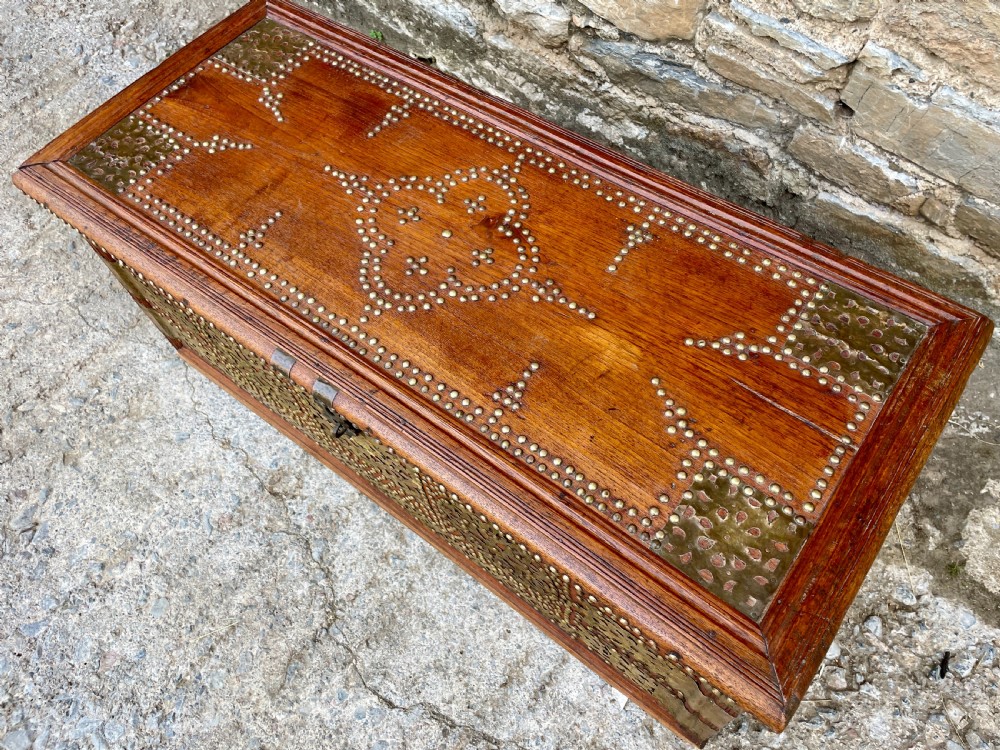 Antique Studded Zanzibar Chest View XII