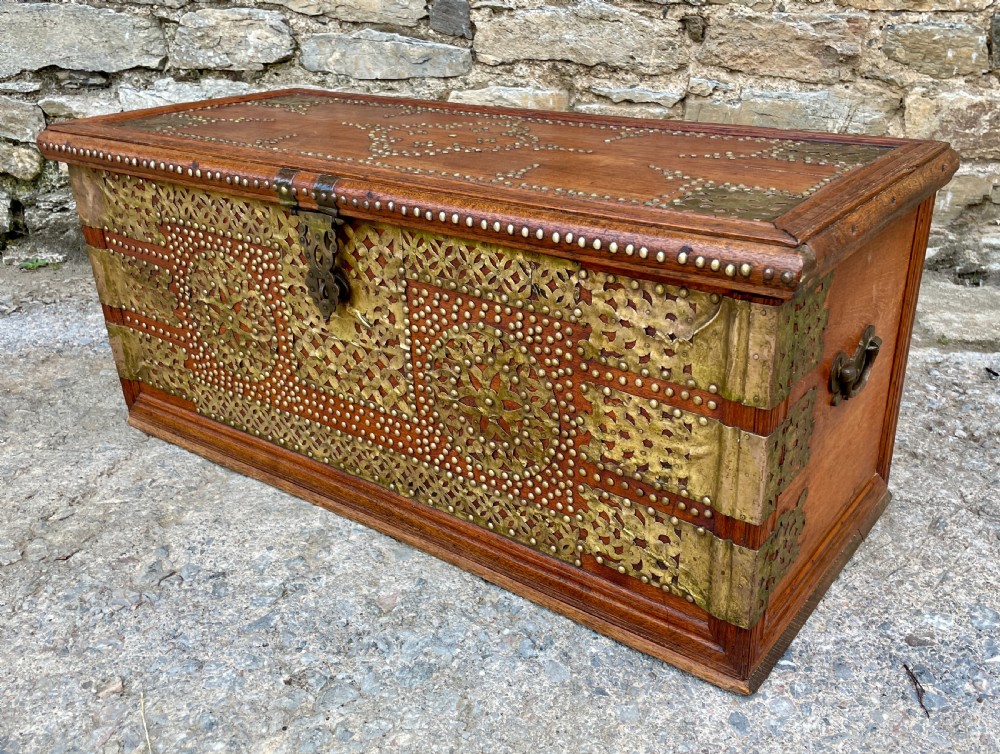 Antique Studded Zanzibar Chest View XIII