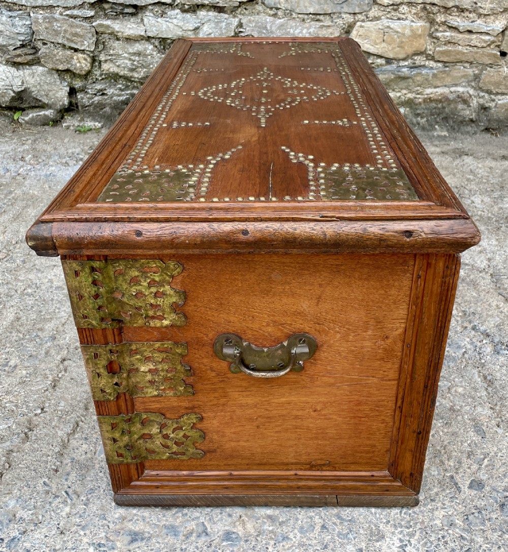 Antique Studded Zanzibar Chest View XIV