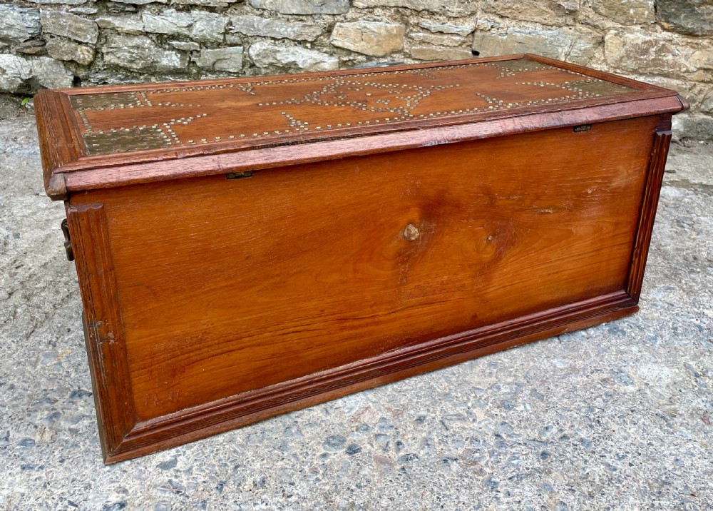 Antique Studded Zanzibar Chest View XVI