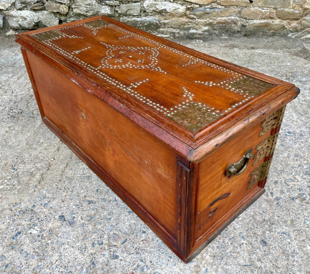 Antique Studded Zanzibar Chest View XX