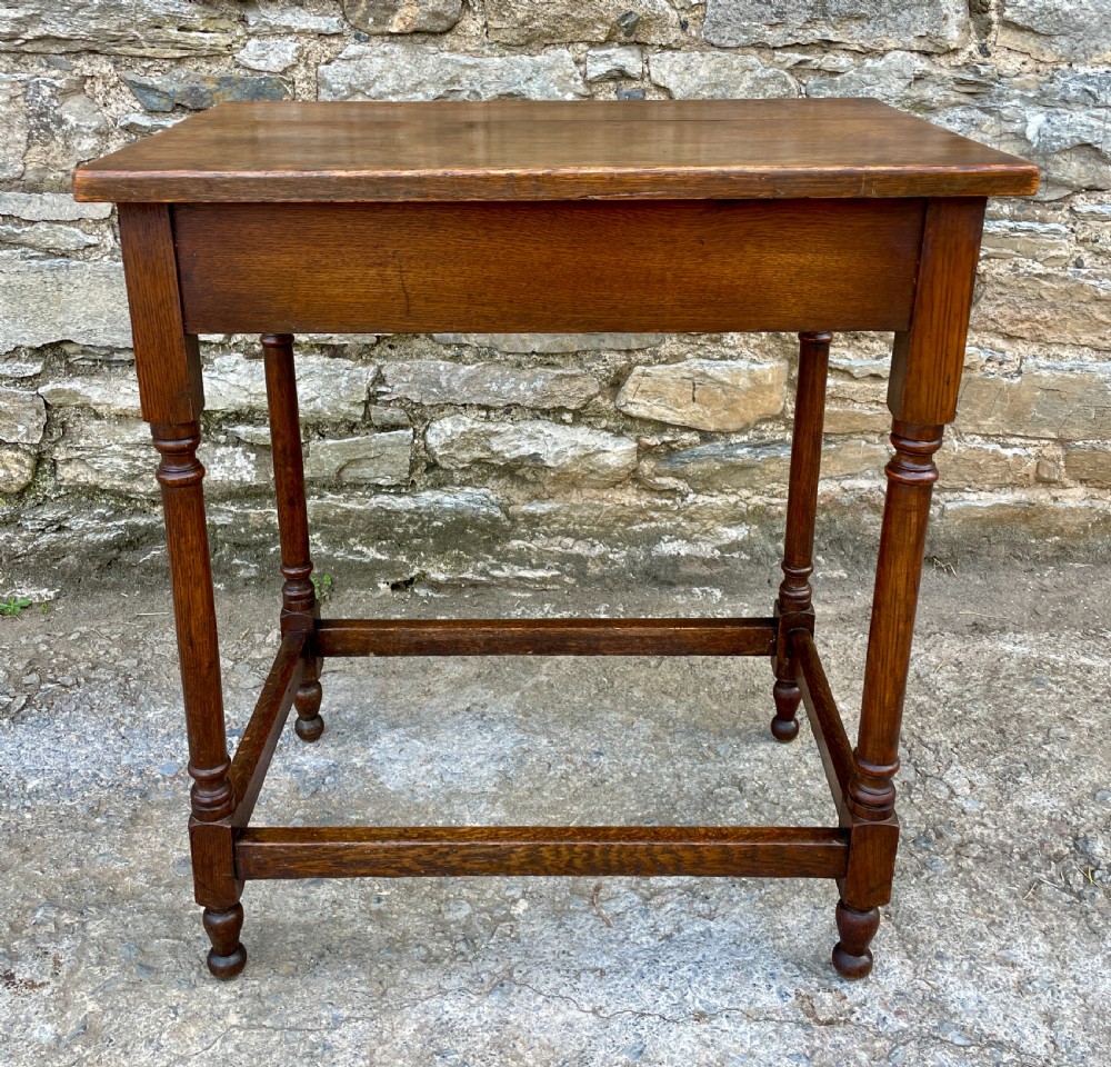 Small Oak Side Table View II
