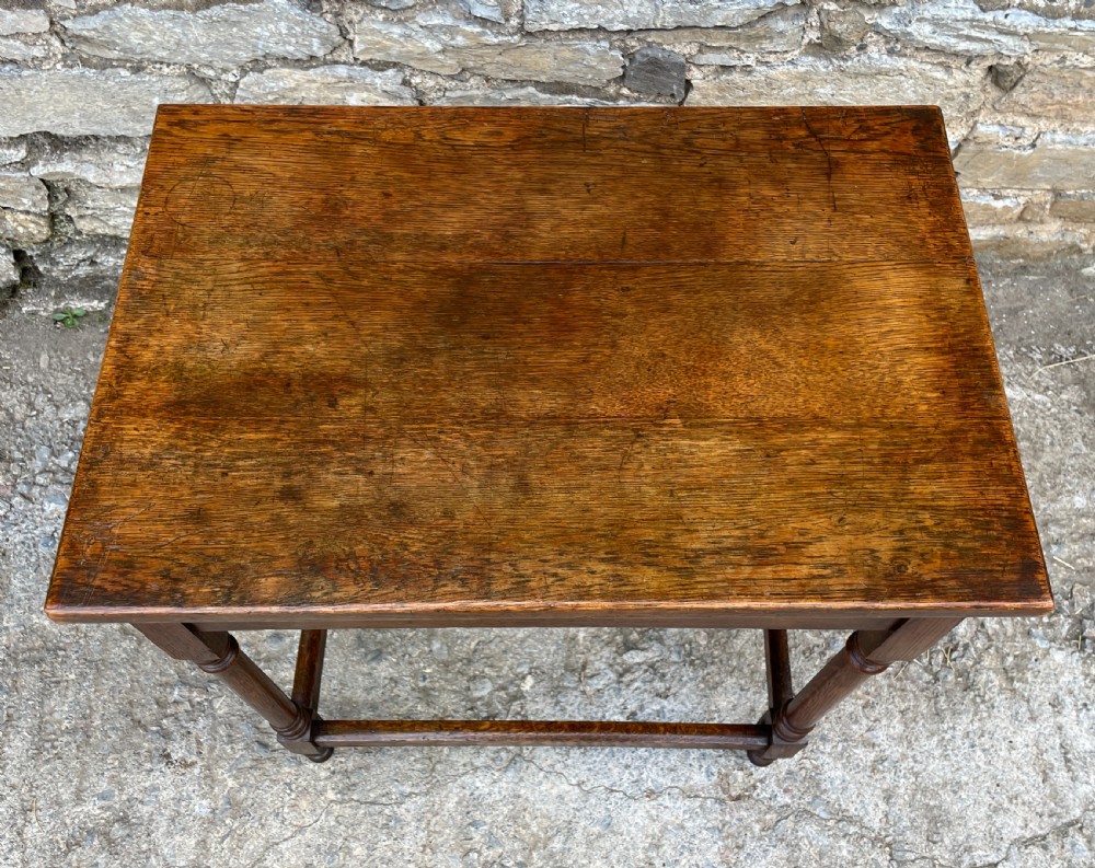 Small Oak Side Table View III