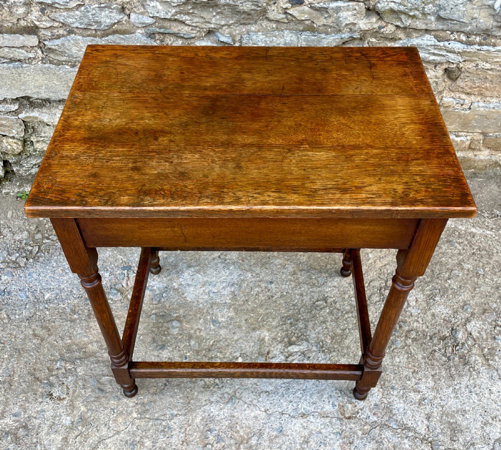 Small Oak Side Table View IV
