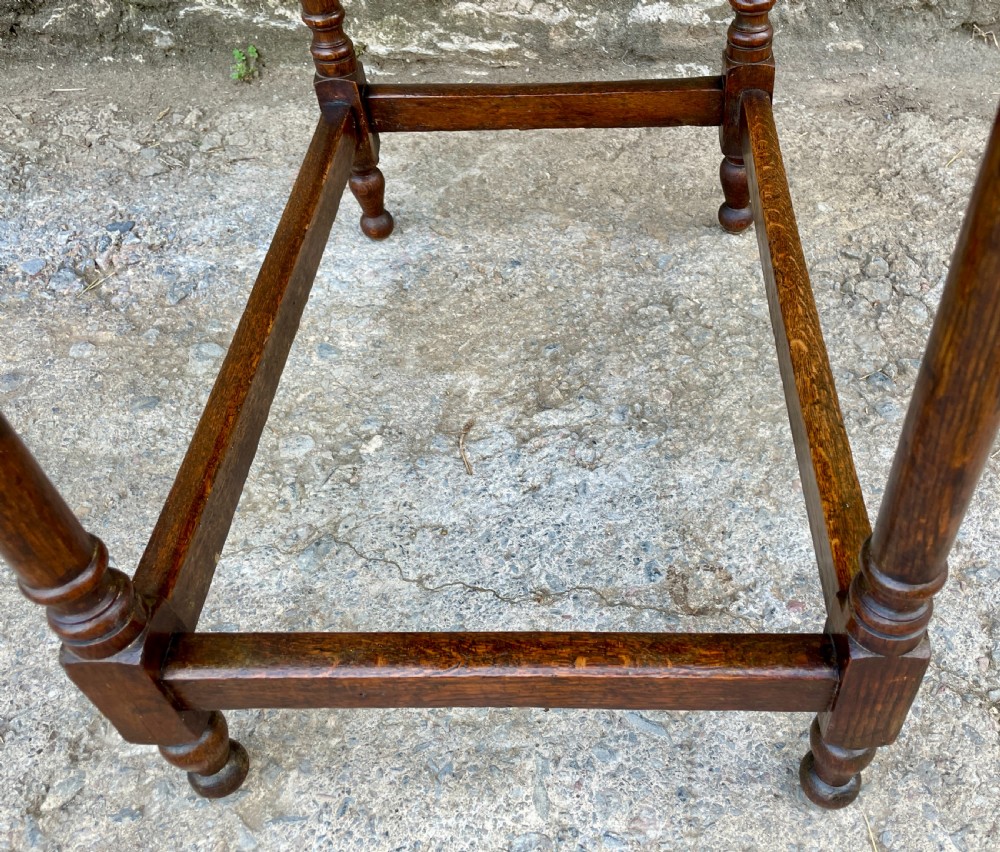 Small Oak Side Table View IX