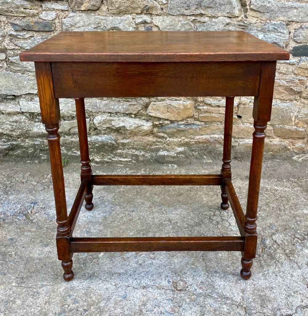 Small Oak Side Table View XI