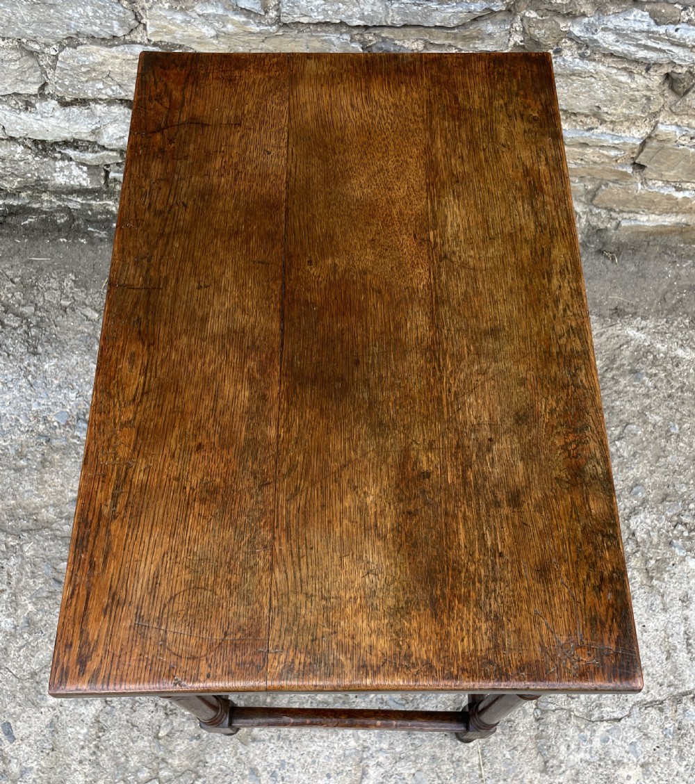 Small Oak Side Table View XIV