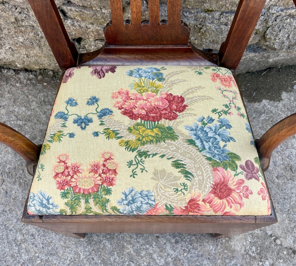 Georgian Welsh Oak Armchair View IV