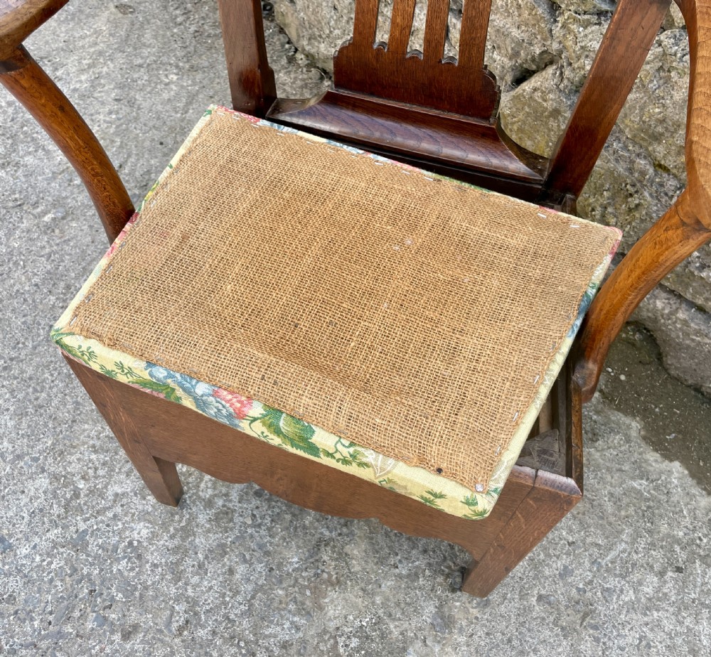 Georgian Welsh Oak Armchair View VI