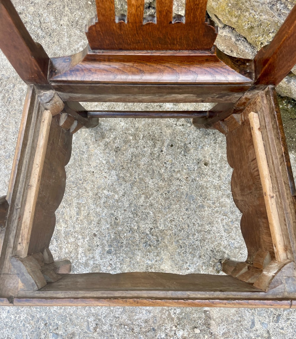 Georgian Welsh Oak Armchair View VII