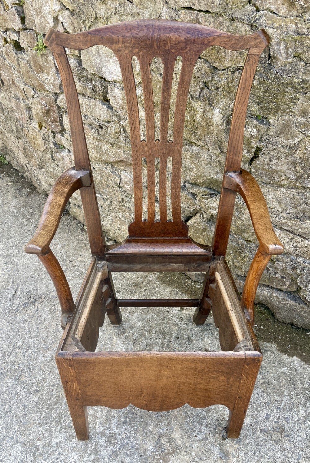 Georgian Welsh Oak Armchair View XI