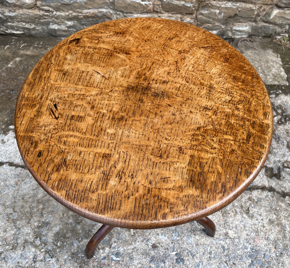 Georgian Oak Wine Table View II