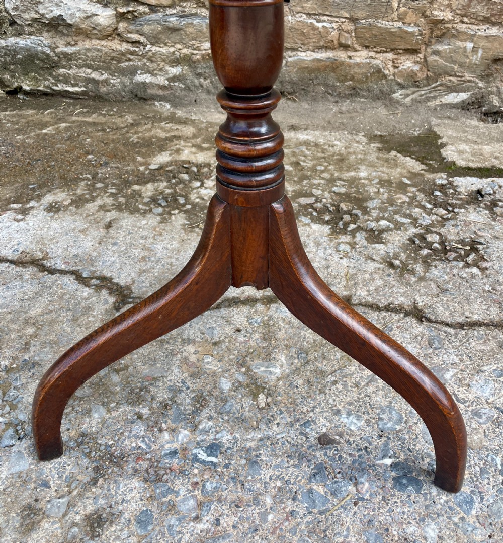 Georgian Oak Wine Table View VII