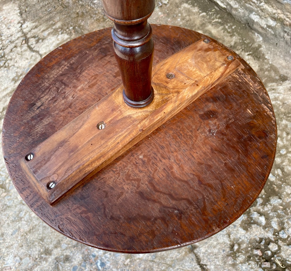 Georgian Oak Wine Table View VIII
