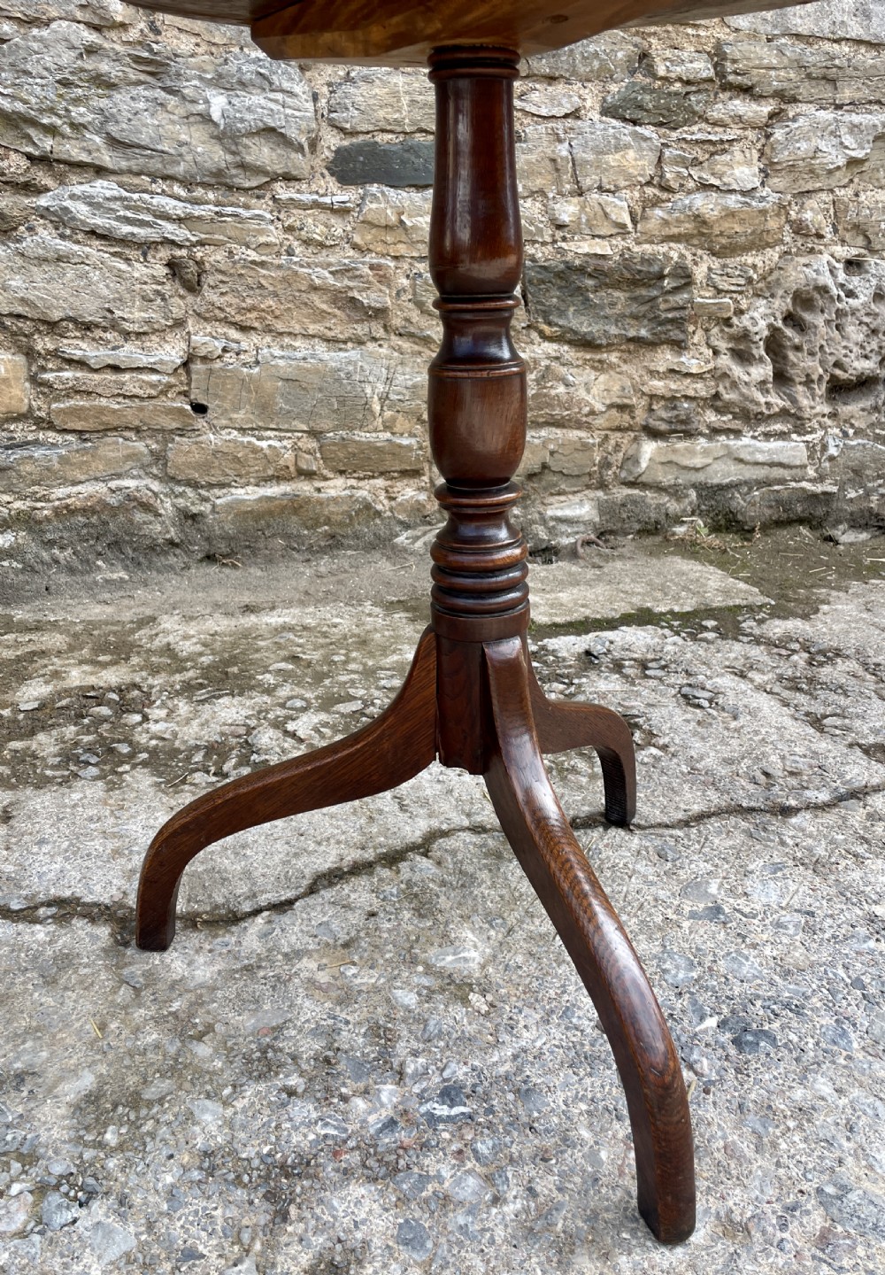 Georgian Oak Wine Table View IX