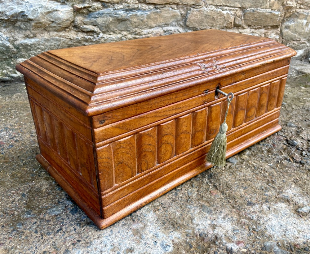 Antique Anglo Indian Teak Box View V