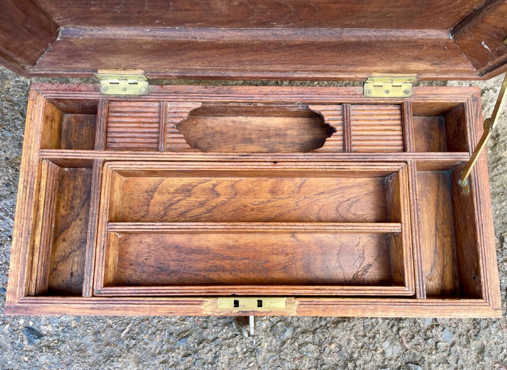 Antique Anglo Indian Teak Box View XV