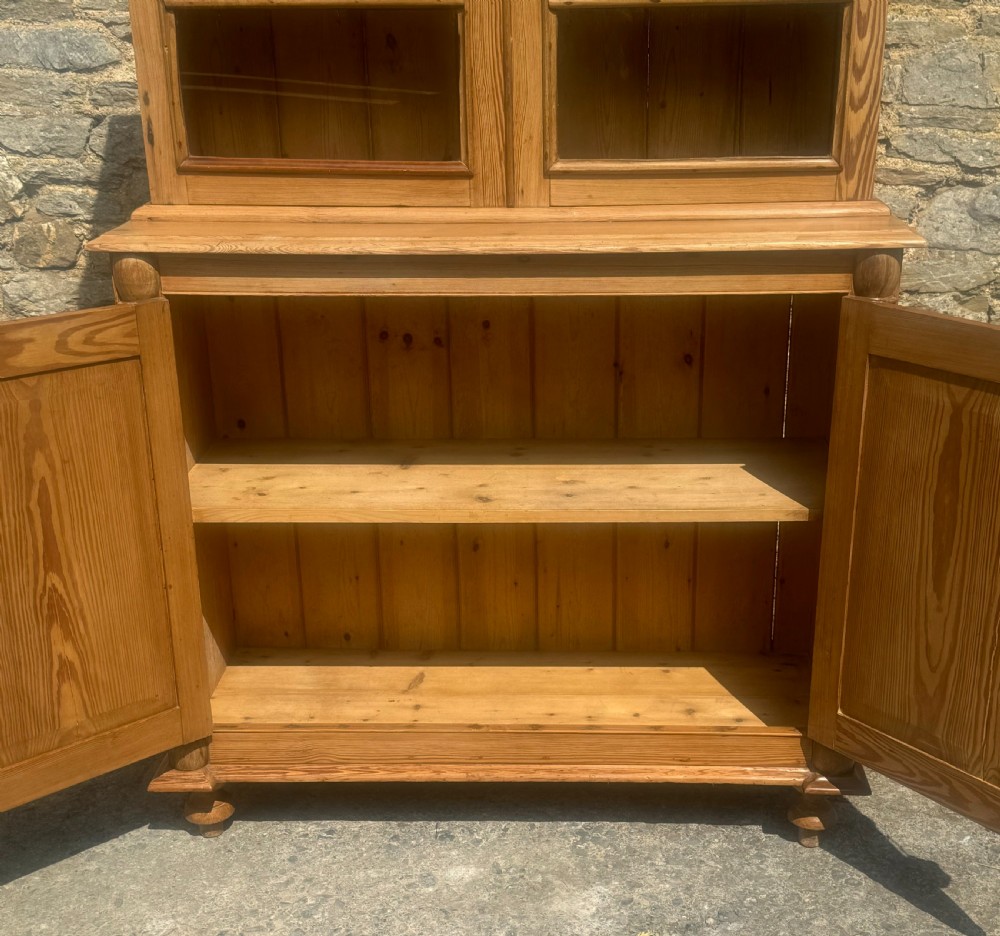 Victorian Pine Glazed Dresser View VIII