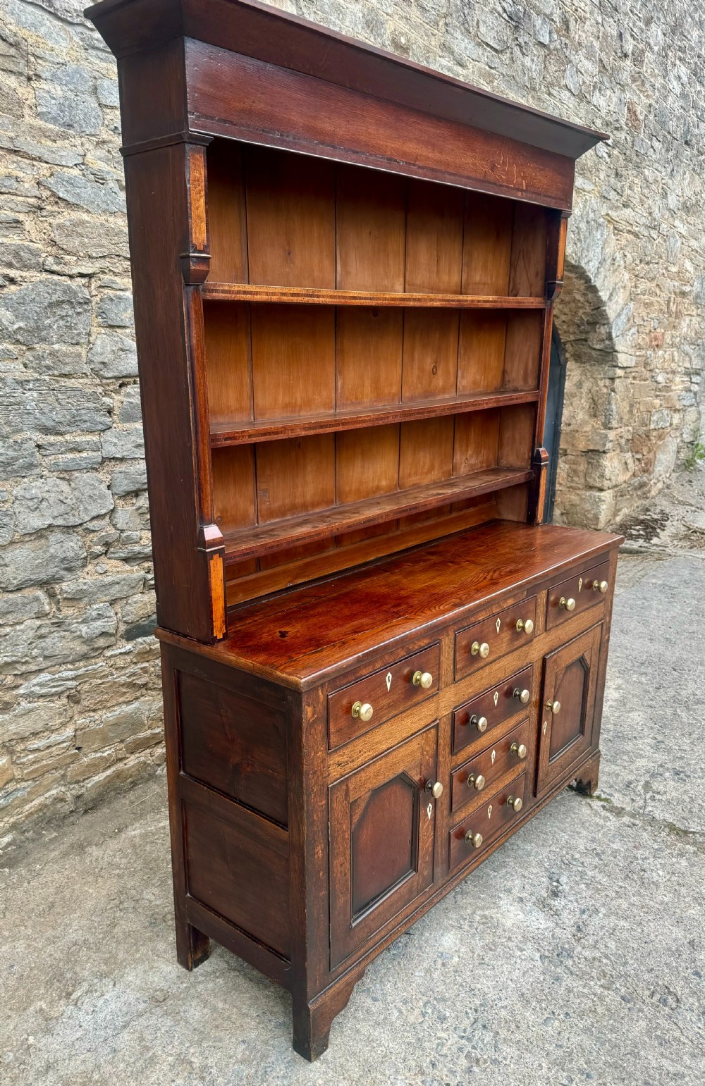 Georgian Welsh Oak Dresser View II