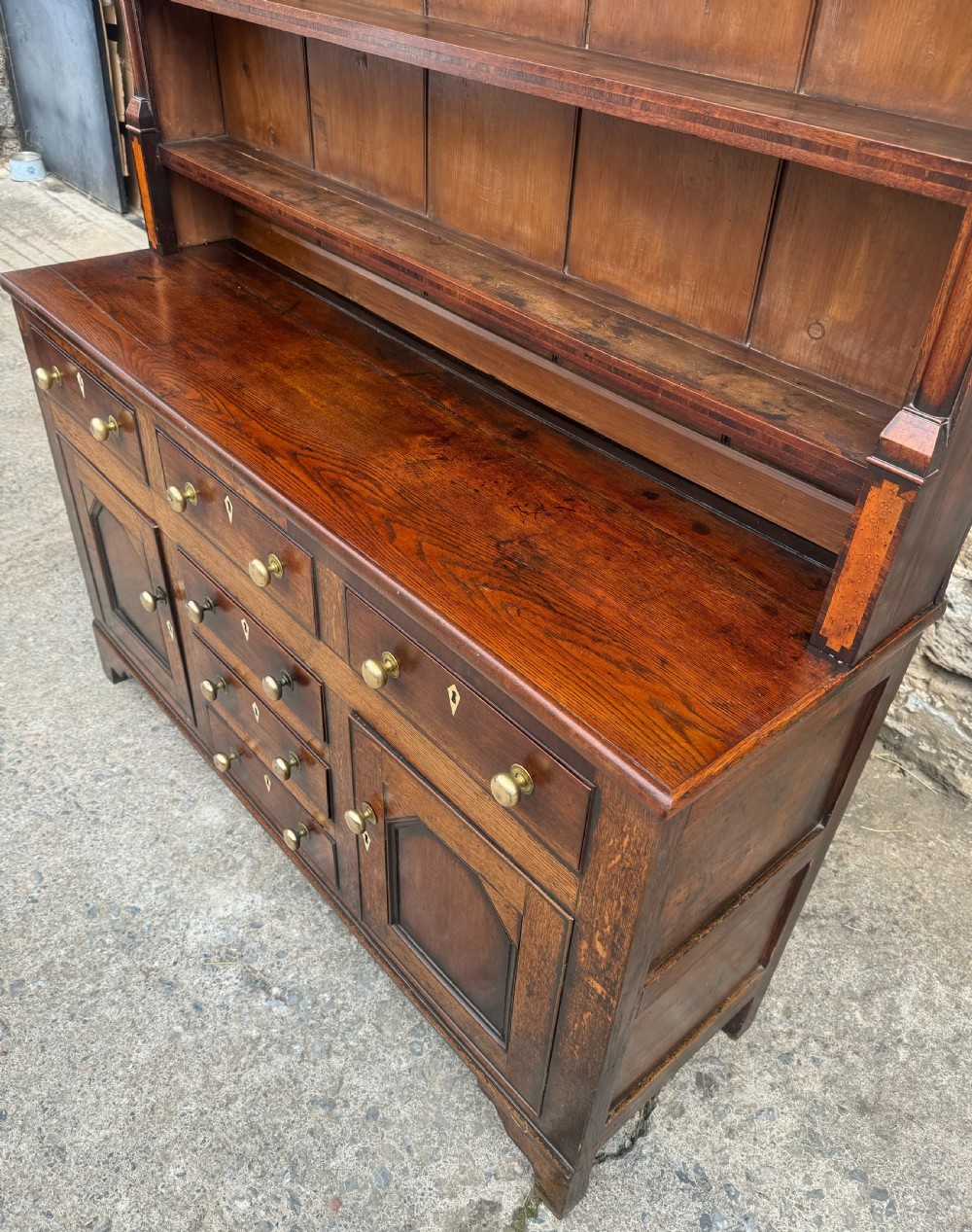 Georgian Welsh Oak Dresser View X
