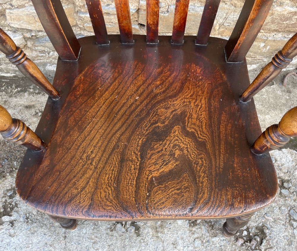 Victorian Lathe Back Farmhouse Chair View III