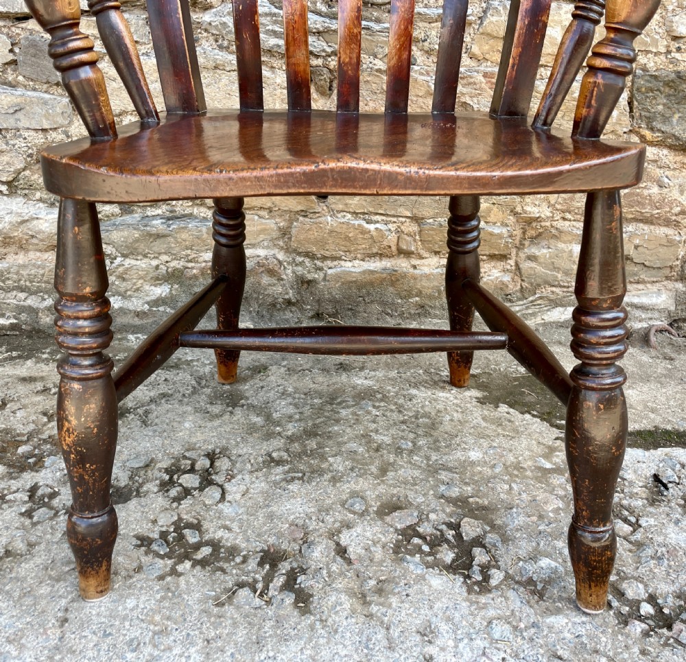 Victorian Lathe Back Farmhouse Chair View IV