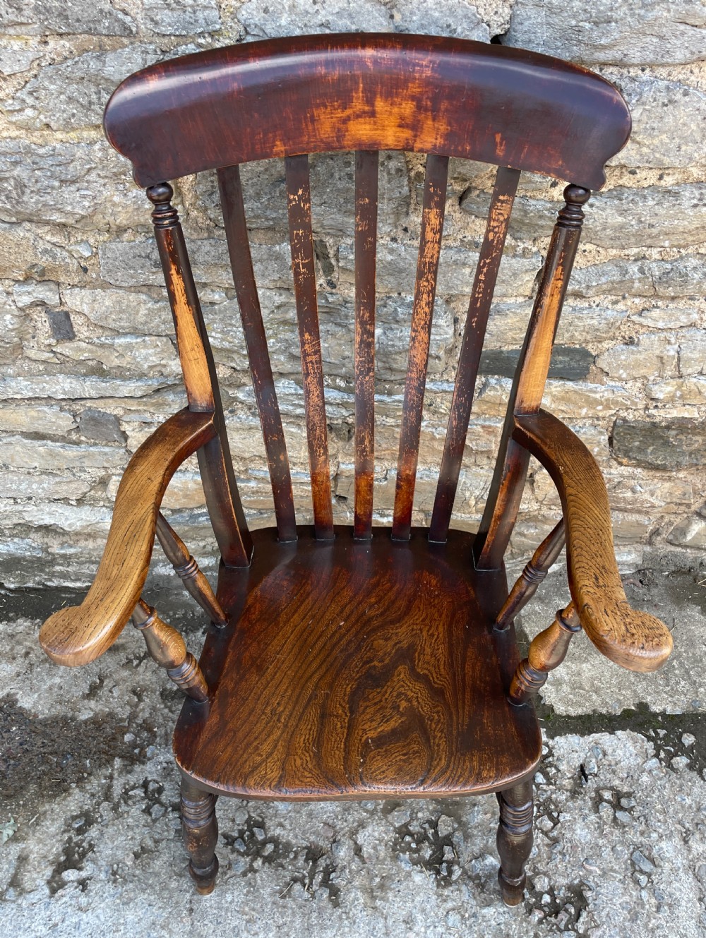 Victorian Lathe Back Farmhouse Chair View VIII