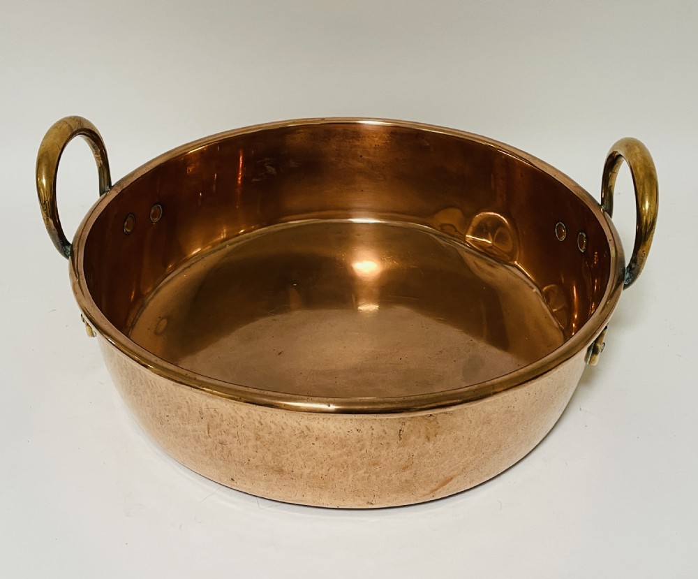 Victorian Copper Jam Pan View II