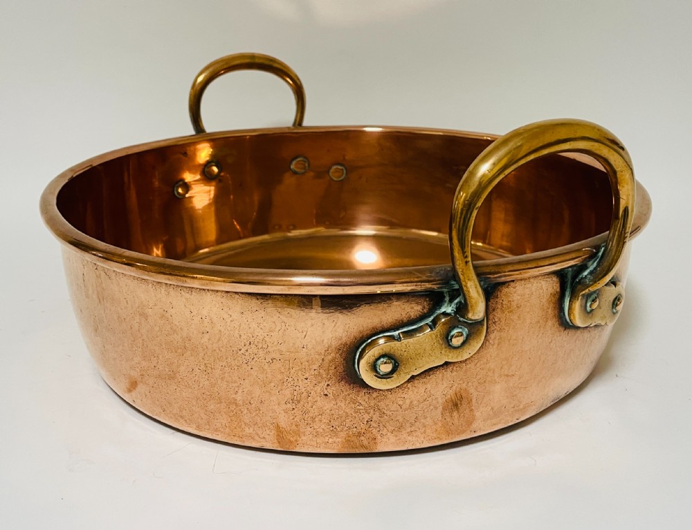 Victorian Copper Jam Pan View III