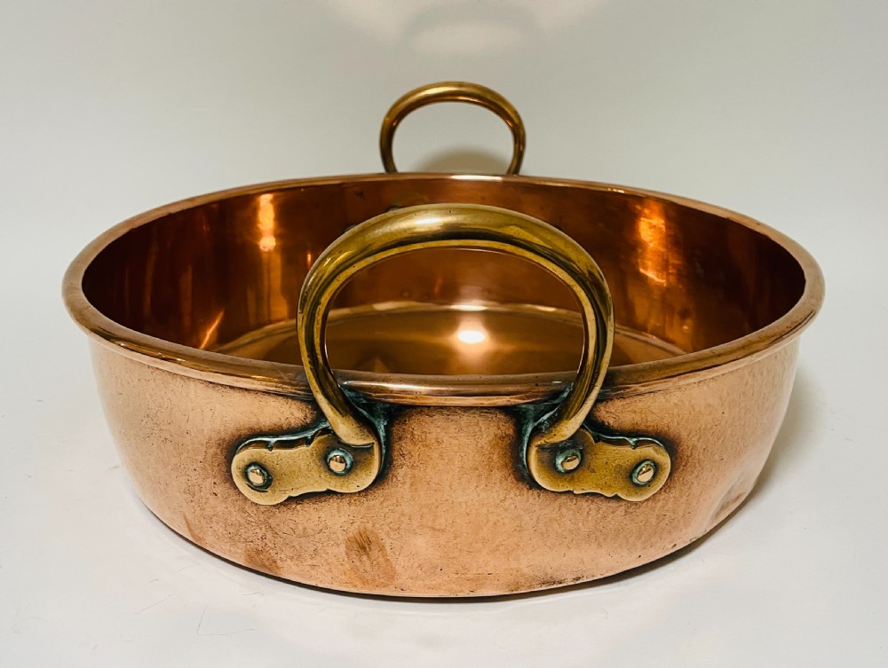Victorian Copper Jam Pan View IV